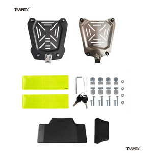 Baú Superior de Alumínio Preto 65L para Motocicleta - Maleta de Bagagem em Liga Metálica para Motos - Product Image 4