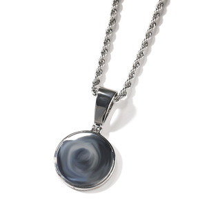 High Quality Gold-Plated <strong>Compass</strong> Necklace Pendant Brass <strong>Chain</strong> Men's Jewelry Pave CZ Zircon Diamond Pearl Number Shape Alloy - Product Image 3