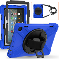Étui robuste pour tablette Kindle, étui pour tablette Kindle Fire 8 2022 8 pouces avec bandoulière