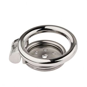 Cage de chasteté plate en acier inoxydable pour homme, anti-évasion, 2700K, blanc chaud doux, modèle SJY-1208-68 Chine - Product Image 2