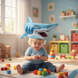 Nouveau design, <span class=keywords><strong>jeu</strong></span> <span class=keywords><strong>de</strong></span> <span class=keywords><strong>rôle</strong></span> créatif pour enfants, costume portable en carton, <span class=keywords><strong>jeu</strong></span> <span class=keywords><strong>de</strong></span> bricolage, jouets en carton dinosaure, emballage OPP - Product Image 2