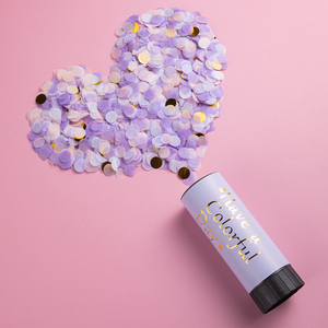 Cá nhân hoá tùy biến Mini Confetti pháo nhiều màu sắc tùy chọn kẹo màu Mô giấy mùa xuân Đảng Popper - Product Image 1