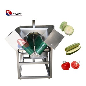 Diviseur de légumes facile à utiliser Machine à réduire de moitié le chou Banane Citron Racine de pomme de terre Coupe-légumes avec convoyeur de type V - Product Image 1