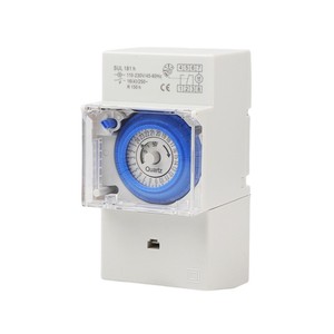 Interruptor Temporizador Mecánico Sul181h, Reloj de Cuarzo de 24 Horas con Cubierta Transparente Antipolvo y Montaje en Riel con Tornillos para Control Eléctrico - Product Image 3