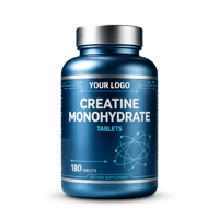 Créatine Pré-Entraînement en Comprimés en Vrac avec HCL Micronisé pour la Récupération Musculaire et l'Énergie, 180 Comprimés 180g, Fournisseur OEM ODM