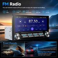 Lecteur MP5 universel pour voiture 6,86 pouces, écran tactile, CarPlay sans fil intégré, navigation, image inversée, tout-en-un