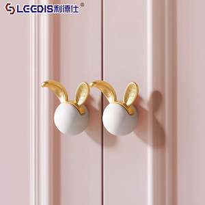 LGGDIS Cartoon <b>Ceramic</b> <b>Drawer</b> <b>Knobs</b> Novelty Shape Easy Installation For Children's Room Furniture Cabinet Door Handles - Product Image 2