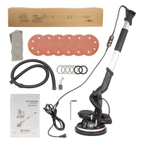Ponceuse électrique professionnelle pour cloisons sèches et sols en bois Ponceuse portable haute puissance avec lumière LED
