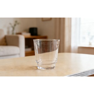 Crystal Clear 200ml GPPS Lightweight Disposable Tumbler with Smooth Rim for Home & Office Hydration - Product Image 4