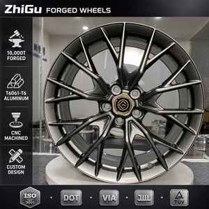 ล้อแม็กซ์ ZhiGu แบบหลายก้าน สีเทา อะลูมิเนียม ใช้ได้กับรถทั่วไป รับประกัน 5 ปี สำหรับการดัดแปลง/อัปเกรด - Product Image 1
