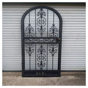 Porta d'Ingresso a <span class=keywords><strong>Doppia</strong></span> <span class=keywords><strong>Anta</strong></span> in Ferro Battuto per Villa di Lusso, Ingresso Principale Esterno - Product Image 3