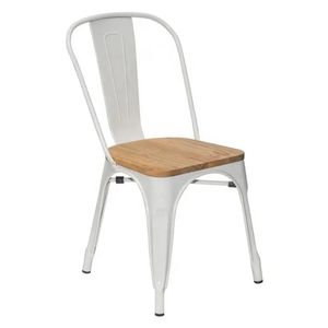 בציר תעשייתי זול עיצוב פשוט stackable מסעדה קפה <span class=keywords><strong>chaise</strong></span> עץ אוכל cadeira <span class=keywords><strong>tolix</strong></span> כיסא עם עץ - Product Image 1