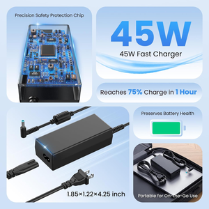 Cargador para Portátil HP de 45W, 19.5V 2.31A, Adaptador de CA para Pavilion x360, Stream, Envy, ProBook, EliteBook, Spectre 11, 13, 14, 15, 17 - Product Image 6