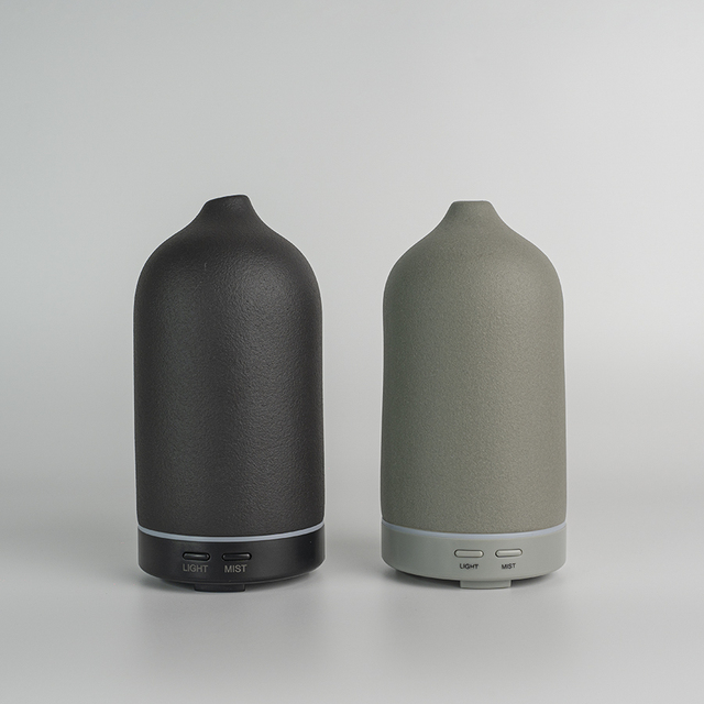 Home Decorative Stone Ceramic Aroma Oil Diffusers Aromatherapy Ultrasonic Humidifier