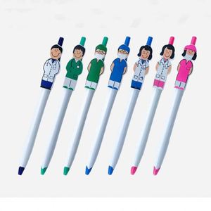 Stylo à bille créatif en forme de dessin animé pour médecins et infirmières avec logo personnalisé, stylo publicitaire, stylo promotionnel, cadeau d'affaires - Product Image 2