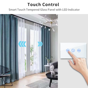 Bingoelec 2200W US AU Style Intelligent Smart Touch Cortina ventanas Wifi Interruptor de pared para Asistente de hogar - Product Image 3