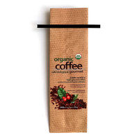 Sacs d'emballage de grains de café compostables écologiques avec impression personnalisée et bandes d'étanchéité en étain-pochettes vides en gros