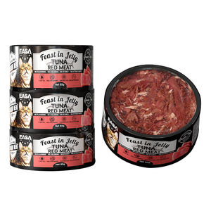Comida húmeda para gatos de alta calidad, golosinas de carne <span class=keywords><strong>real</strong></span> suministradas por fábrica con sabor a pollo, 85g, aperitivos de gelatina para gatos, golosinas para mascotas - Product Image 5