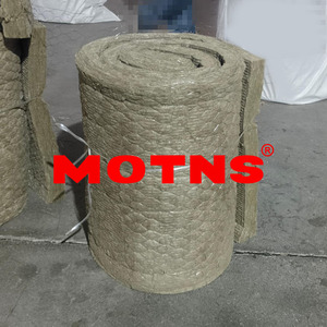 Coperta in Lana di Basalto Resistente alle Alte Temperature con Foglio di Alluminio MOTNS, Copertura Isolante per Tubi di Caldaie Industriali in Lana di Roccia - Product Image 2