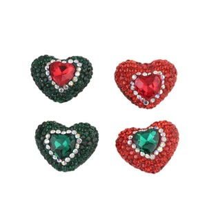 Kens Love Western princesse céramique douce poterie diamant boule pêche coeur trou droit perle bricolage téléphone portable sac chaîne - Product Image 5
