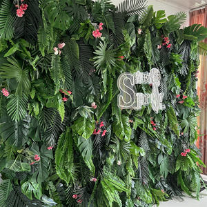 SPR demoiselles d'honneur bouquet vert feuille artificielle herbe pour <span class=keywords><strong>mur</strong></span> artificiel buis haie tapis rouleau pour jardin extérieur décoration - Product Image 3