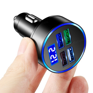 Cargador USB de Alta Calidad para Automóvil, 4 en 1, Cargador Rápido para iPhone y Samsung - Product Image 2