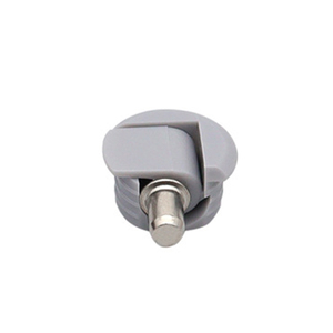 Connecteur deux-en-un avec plateau coulissant en plastique dissimulé et rabat supérieur, pour fixation d'étagère à axe central de 5 mm, plateau de réassemblage - Product Image 4
