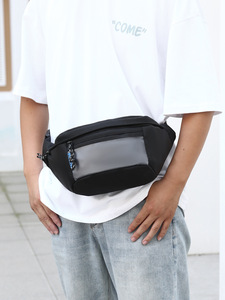 Riñonera Deportiva Unisex de Nailon con Logotipo Personalizado, Cinturón para Correr, Bolsa de Pecho, Cinturón para Teléfono Móvil para Ciclismo y Fitness - Product Image 4
