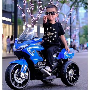 Motocicleta Eléctrica para Niños en Oferta, Triciclo de Plástico con Batería, Auto de Juguete con Reproductor de Música MP3 para Niños de 2 a 4 Años - Product Image 3