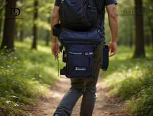 Borsa da gamba casual da uomo in nylon da 13 pollici con tasche con cerniera per uso esterno - Product Image 2