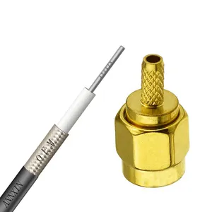 Car Radio Antenna Coaxial Cable Sma Male Connector For Rg174 Rg316 Coaxial Cable Wire Supplier
