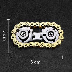 Sprockets Flywheel Fingertip Gyro Chains Metal Toys Anti Stress Fidgets Popite Antistress Simple <b>Dimmer</b> - Product Image 5