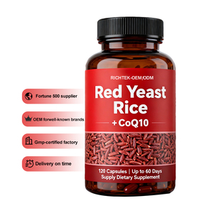Arroz de Levadura Roja con Suplemento de CoQ10, Fórmula Saludable Avanzada para Hombres y Mujeres, Suplemento Dietético, Cápsulas de Arroz de Levadura Roja - Product Image 1