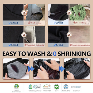 RTS 4 Capas Encaje Cullote Menstruelle Bambú A Prueba De Fugas Incontinencia Bikini Low Rise Bragas Menstruales Tangas Encaje Periodo Tangas - Product Image 5