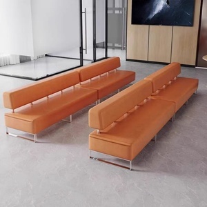Muebles para Salón de Uñas y Peluquería, Sofá Elegante de Cuero Sintético para el Banco de Espera del Salón - Product Image 6