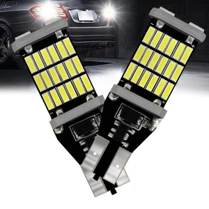 2 uds T15 W16W LED 921 912 Super brillante 45 SMD 4014 LED Canbus sin ERROR coche respaldo parada reserva luz freno lámpara blanca 12V - Product Image 1