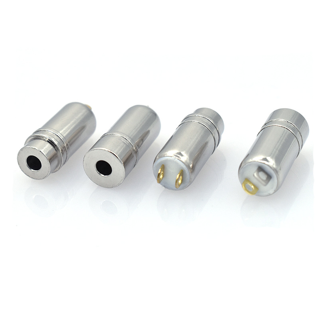 2.5mm Mono & Stereo Jack 6.0mm7.0mm OD Copper Alloy Nickel Plated Connectors for 2.5mm Headphone Plug