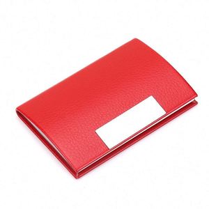 Stainless Steel PU Business Card <b>Box</b> High-end Luxury Business Card Holder Enterprise Customized LOGO Business Gifts - Product Image 6