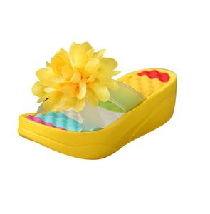 Échantillon GRATUIT Sandales d'été décontractées légères et imperméables, respirantes, à semelle épaisse, tongs compensées, style gothique pour femmes - Product Image 1