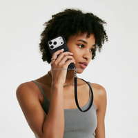 Étui de téléphone avec sangle, étui de téléphone à bandoulière avec porte-cartes magnétique pour iPhone 17 18 Pro Max Duo Cover