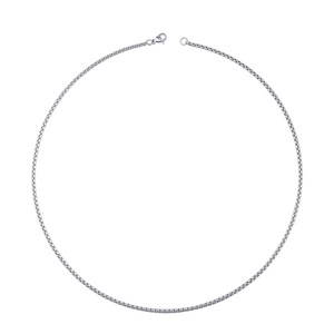 Chaîne à maillons carrés perlés, plaquée sous vide, couleur durable, assortie, pour DIY, 2.0 2.5 3.0 mm, collier chaîne à maillons carrés, best-seller - Product Image 5