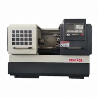 Tour CNC Fanuc CK6140 de haute précision, horizontal, à banc plat, numérique, pour tournage de métaux, usage moyen, CK6140/750