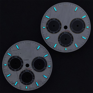Esfera de Reloj de Meteorito de Alta Calidad para <span class=keywords><strong>DTN</strong></span>, Compatible con el Movimiento 4131, Piezas de Repuesto para Reparación de Relojes - Product Image 2