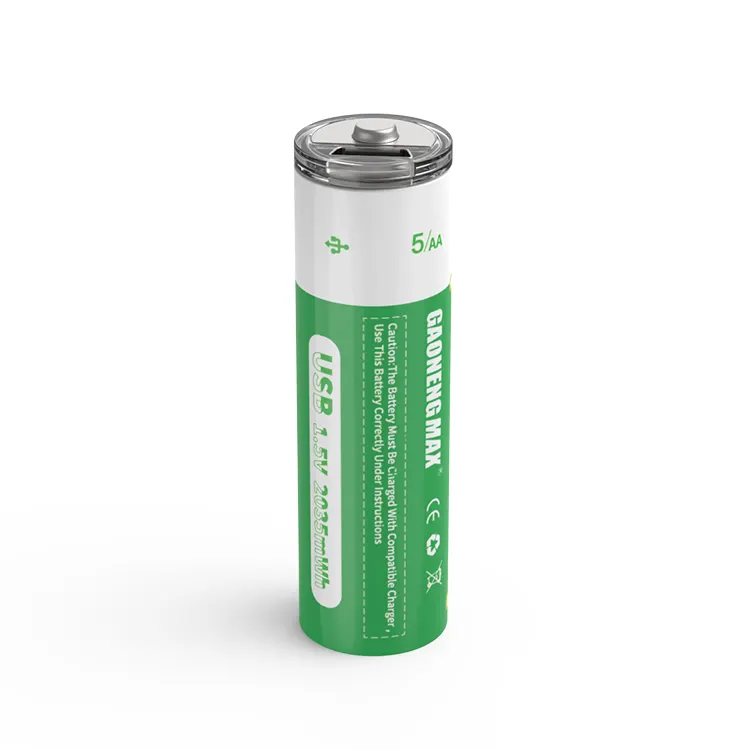 Custom Rechargeable Battery 1.5V AA AAA Lithium ion Reusable USB Charging battery