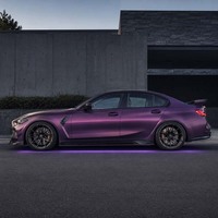 Film de protection de peinture automobile ultra mat violet foncé, base TPU, couleur stable, film de protection pour voiture