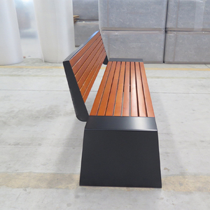 Banc <span class=keywords><strong>de</strong></span> jardin en bois et métal <span class=keywords><strong>pour</strong></span> <span class=keywords><strong>restaurant</strong></span> extérieur, fabriqué en usine - Product Image 4