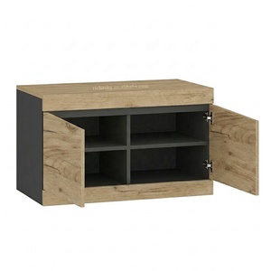 Banc à chaussures en <span class=keywords><strong>bois</strong></span> avec siège, 2 portes, espace de rangement, entrée, couloir, salon - Product Image 6