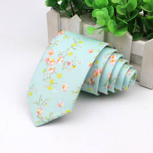 Nieuwe Bloemenstropdas Voor Mannen Vrouwen Skinny Katoenen Linnen Stropdas Bruiloft Casual Stropdassen Klassieke Pakken Bloemenprint Stropdassen Ontwerper Das - Product Image 6