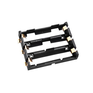 1x2x3x4x18650 serie di batterie titolare scatola di stoccaggio contenitore power bank con perni in bronzo goccia nave all'ingrosso - Product Image 5