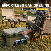 Glacière rigide Xhandle OP-02 30L, isotherme et portable pour voiture, maintien au froid 48H pour camping, pêche, overlanding, pique-nique